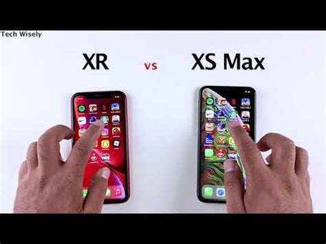 Iphone Xr Vs Xs Max Speed Test Youtube