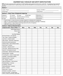 20 Free Lifting Equipment Audit Checklist Templates PDF DOC ExcelSHE
