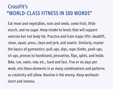 World Class Fitness In 100 Words Tuesday November 23rd 2021