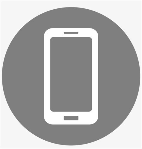 Mobile Phone Icon Phone Icon Png Gray Transparent Png 1024x1024