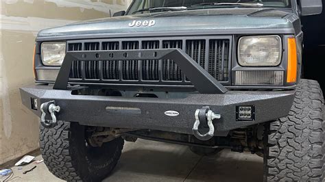 Jeep Cherokee Xj Front Bumper Installation Youtube