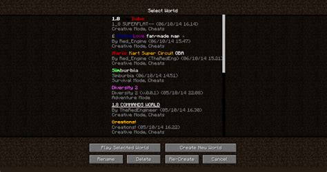 How To Make Colored Minecraft World Names