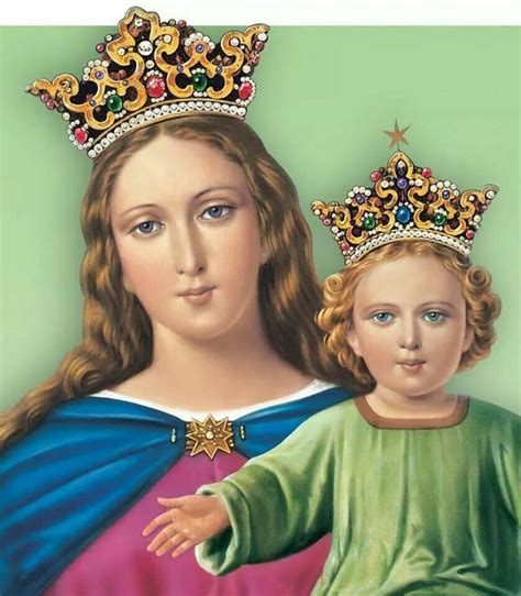 Maria Auxiliadora Mother Mary Blessed Mother Madonna And Child