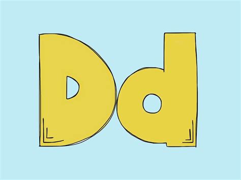 Letter Dd Video to teach the letter Dd. Teaches letter formation