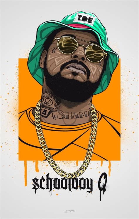 Weezyns Bokkaboom Schoolboy Q Illustration By