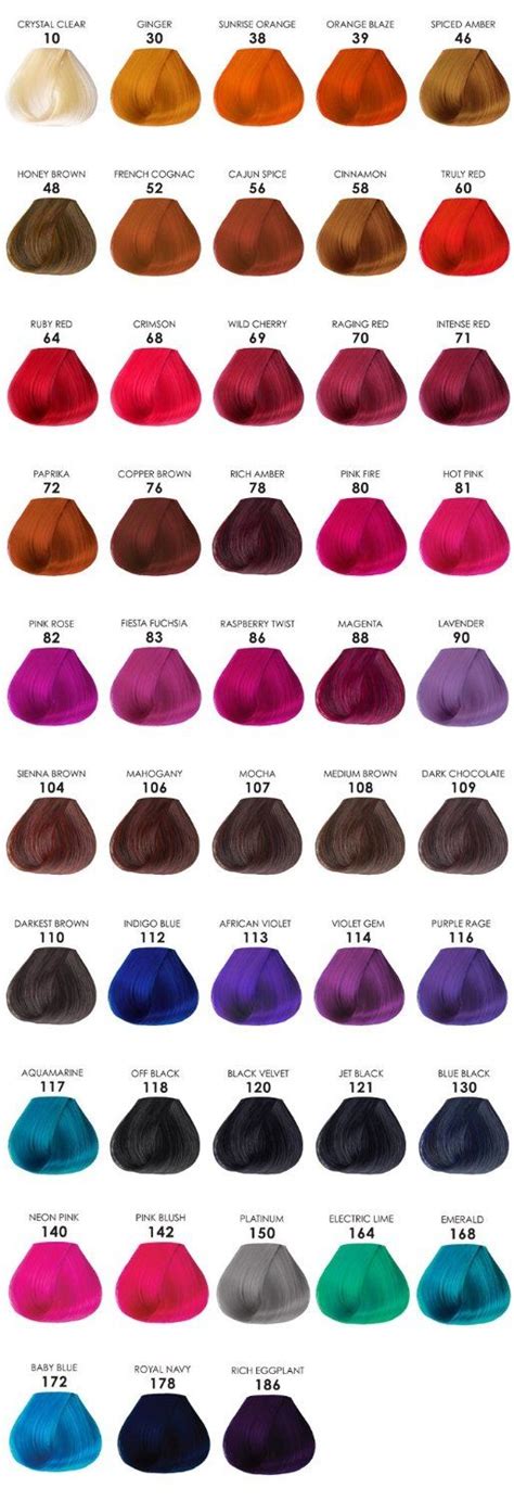 Adore Semi Permanent Hair Color You Pick Pack Of 6 Copper Hair