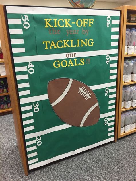 Start the new school with some football bulletin board | School