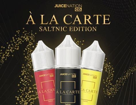Jual a la carte salt nic liquid ala carte alacarte 30ml by juice nation
