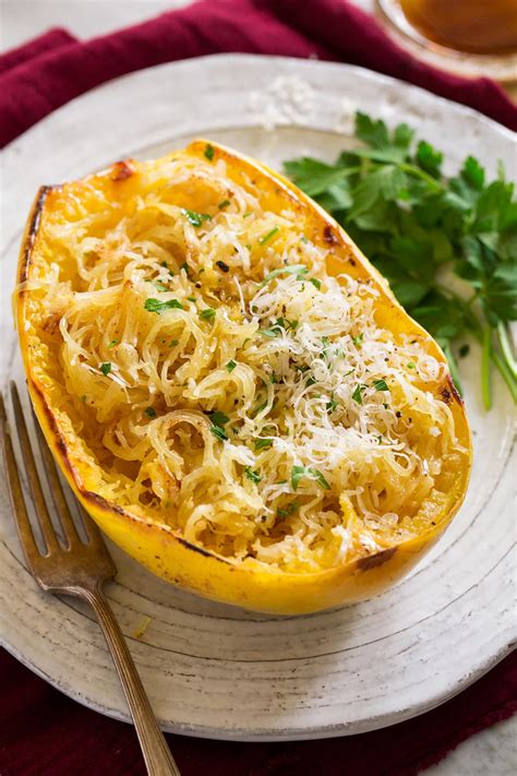 Roasted Spaghetti Squash Browned Butter And Parmesan Best Cheap Recipes