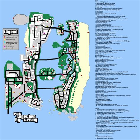 Gta Vice City Map ~ Grand Theft Auto Vice City