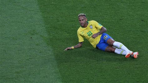 neymar rolling recalling the infamous dive that was memed to oblivion