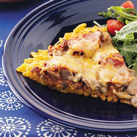 Macaroni and cheese—also called mac 'n' cheese in the united states, and macaroni cheese in the united kingdom—is a dish of cooked macaroni pasta and a cheese sauce, most commonly cheddar. Baked Macaroni N Cheese Pizza | Taste of Home