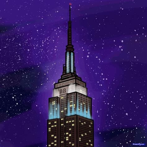 Empire State Building Cartoon Drawing At Getdrawings Free Download