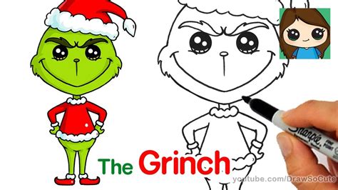 How To Draw The Grinch Easy