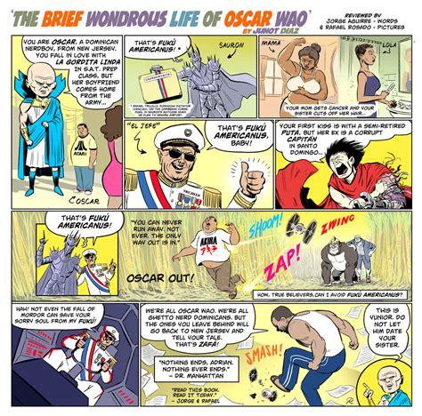 Graphic Review ‘the Brief Wondrous Life Of Oscar Wao By Junot Díaz
