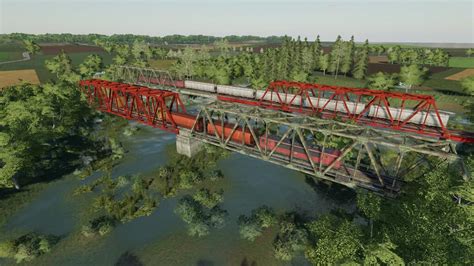 Fs19 Train Bridges Prefab V1001 Farming Simulator 2022 Mod Ls