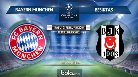 Starting Xi Bayern Munchen Vs Besiktas Bola