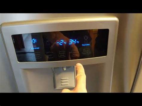 HOW TO ADJUST THE TEMPERATURE ON A KENMORE ELITE REFRIGERATOR YouTube
