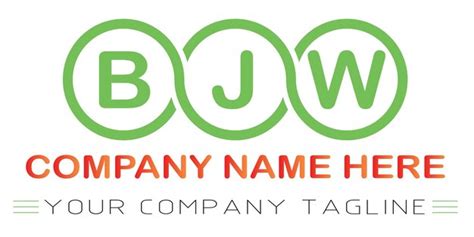 Premium Vector Bjw Letter Logo Design