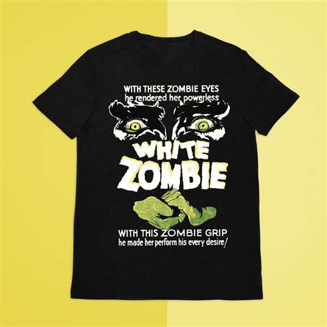 white zombie t shirt its alive apparel streetwear zombie t shirt horror shirt white zombie