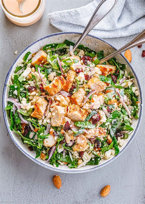 Healthy Spinach Chicken Salad – Chicken Salad Recipe — Eatwell101