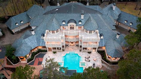 15000000 A Graceful Mansion In The Woodlands Texas Showcases