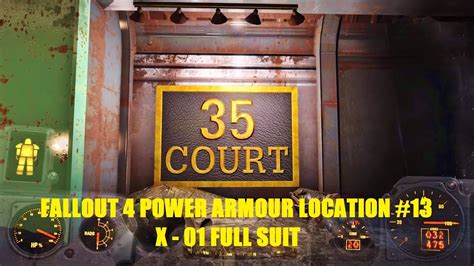 Fallout 4 Power Armour Location 13 35 Court X 01 Youtube