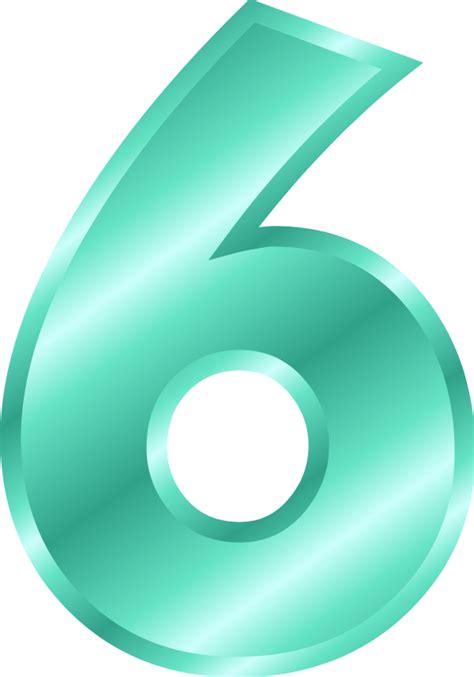 6 Number Png Photo Png All Png All