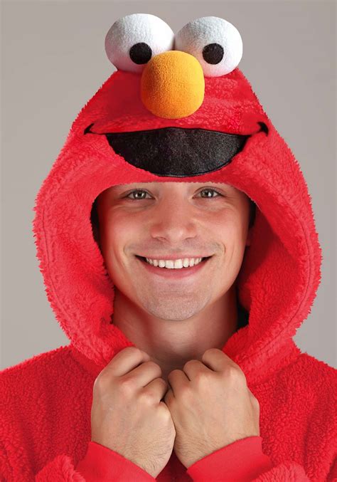 Sesame Street Adult Elmo Onesie Costume
