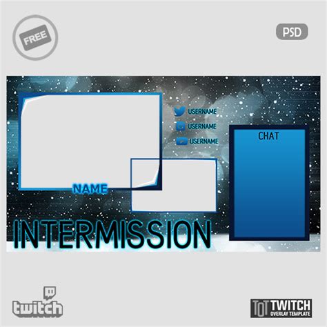 Raisin Intermission Twitch Overlay Template