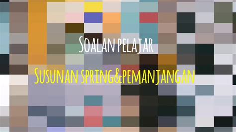Koleksi soalan percubaan fizik spm 2016. Fizik SPM soalan spring & pemanjangan - YouTube
