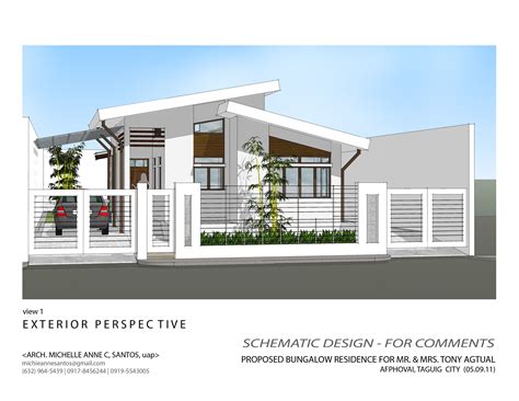 Bungalow Modern Bungalow Philippines Low Budget Simple House Design