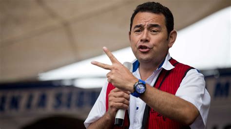 Jimmy Morales Un Presidente Contra La Democracia En Guatemala Perfil