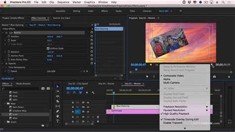 Create Simple Effects In Adobe Premiere Pro Cc Larry Jordan