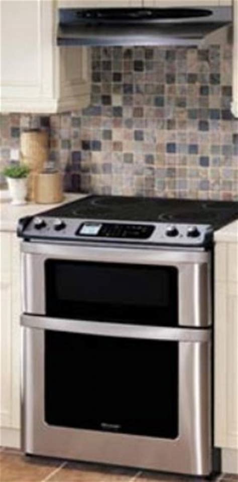 Sharp Kb4425lk Slide In Electric Range With Microwave Drawer Auto