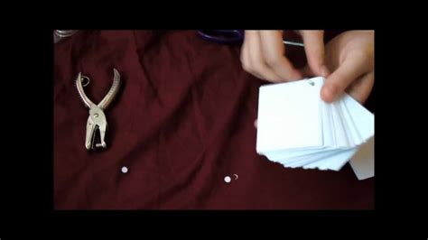 Diy On The Go Studying Flash Cards Youtube