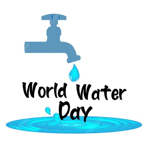 World Water Day Vector Hd Images World Water Day Tap Design Lake