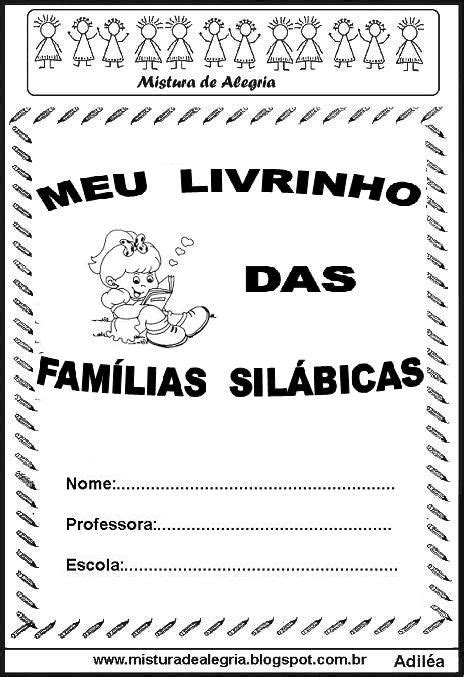 Livrinho Das FamÍlias SilÁbicas Fichas De Leitura Para Imprimir E