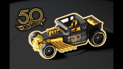 Maybe you would like to learn more about one of these? Hot Wheels Bone Shaker - 50th Anniversary Black and Gold ...
