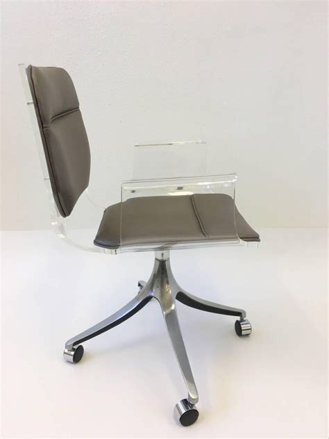 With millions of unique furniture, décor, and housewares options, we'll help you find the perfect solution for your style and your home. Acrylic and Leather Swivel Desk Chair on Casters by Hill ...