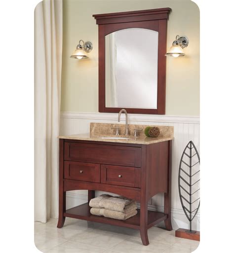Open bathroom vanities buying guide. Fairmont Designs 125-VH36 Shaker 37" Open Shelf Modern ...