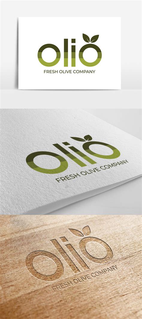 Free logo sample · easy to use editor · realtime logo design Olio Logo Design - FREE on Behance
