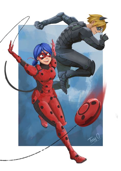 Ladybug And Cat Noir Fan Art I Mean You Know His Secret Therefore You Love Both Of Him