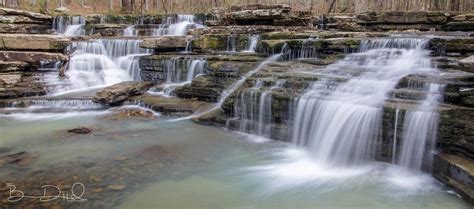 Blue Hole Cascade In The Arkansas Ozarks Waterfall Landscape Blue Hole