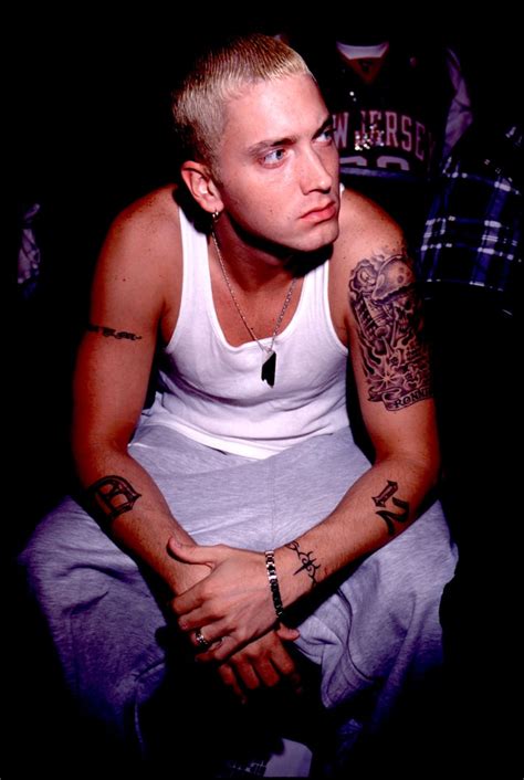 Eminem Flaunted His Tattoos At The Source Hip Hop Awards In September