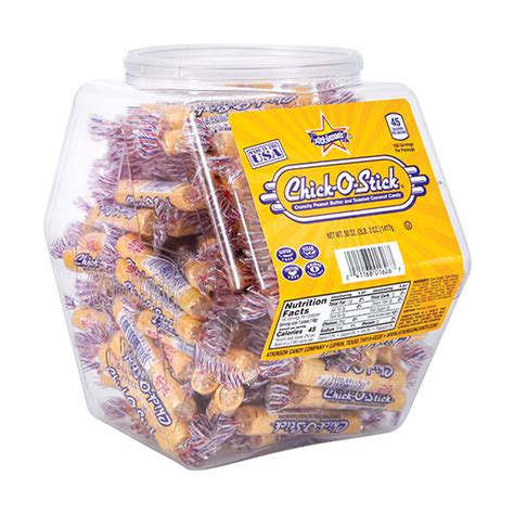 Atkinsons Chick O Stick Peanut Butter And Coconut Candy Bulk Display Tub