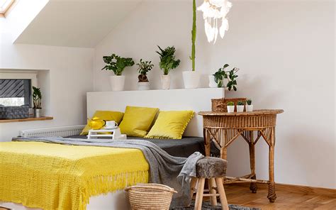 Mit unseren möbeln für ihr arbeitszimmer schaffen sie sich kreativoase und schaffensraum gleichzeitig. Inspirierende Schlafzimmer Ideen in leuchtendem Gelb und ...