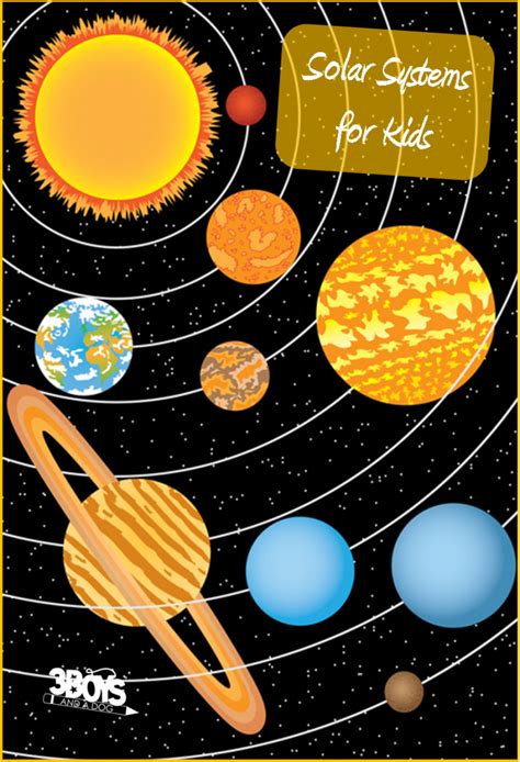 Solar Systems For Kids Freebies And Resources Kid Science Earth And