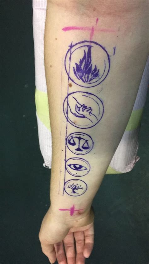 42 sheets temporary tattoos stickers (include 10 sheets large stickers), fake body arm chest shoulder tattoos for men and women. In the process of my divergent tattoo | Divergent tattoo ...