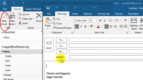 How To Insert A Picture In Outlook Youtube